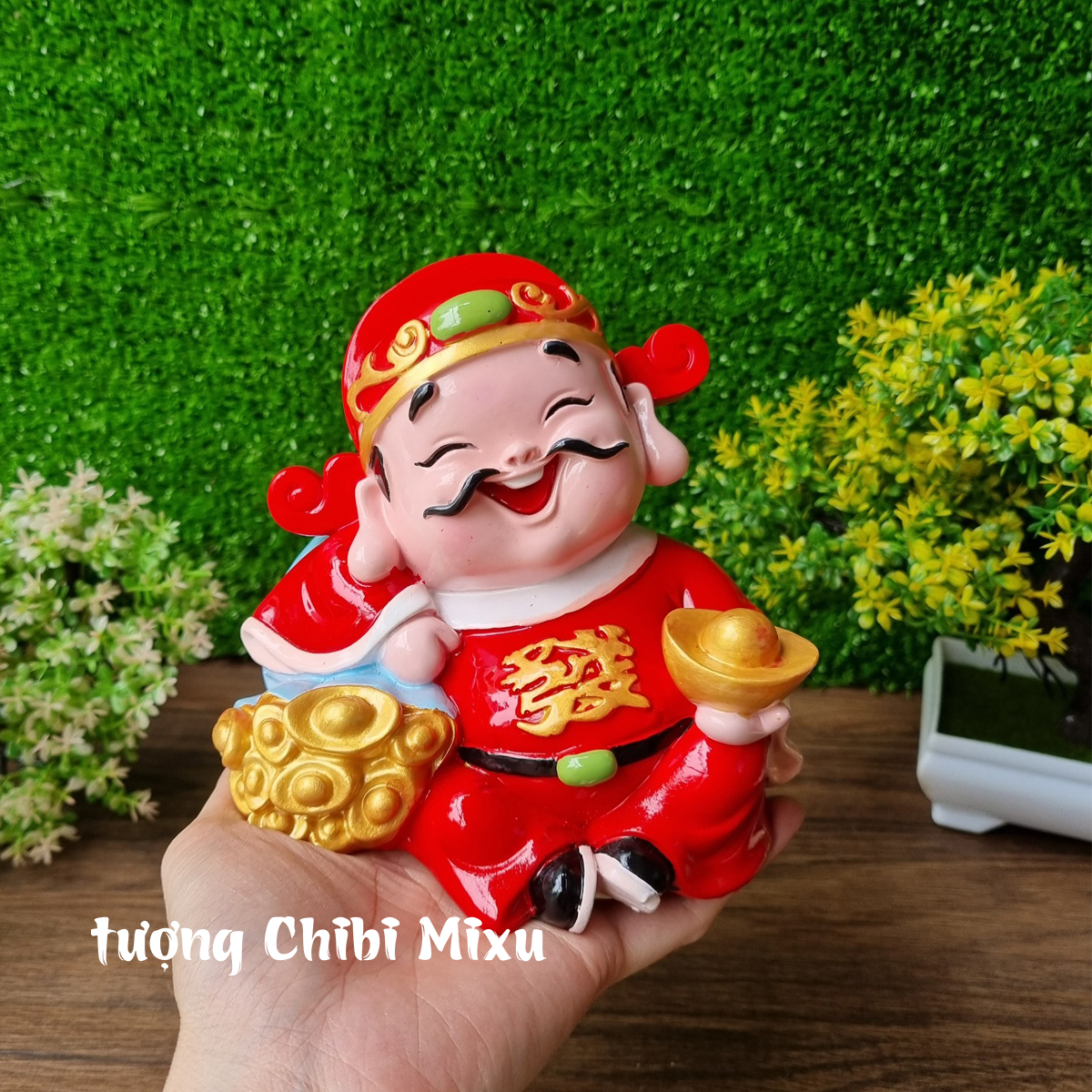 Tượng Thần Tài size 13cm - mẫu 02