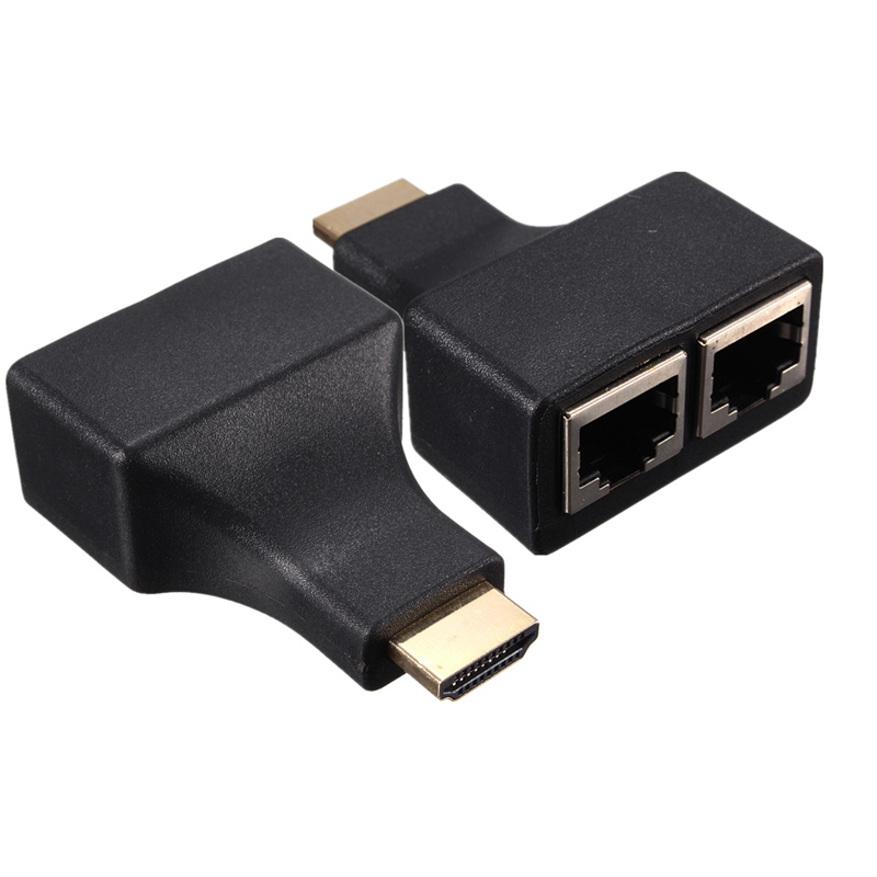 Bộ nối dài HDMI Extender 30m bằng dây lan RJ45 AZONE