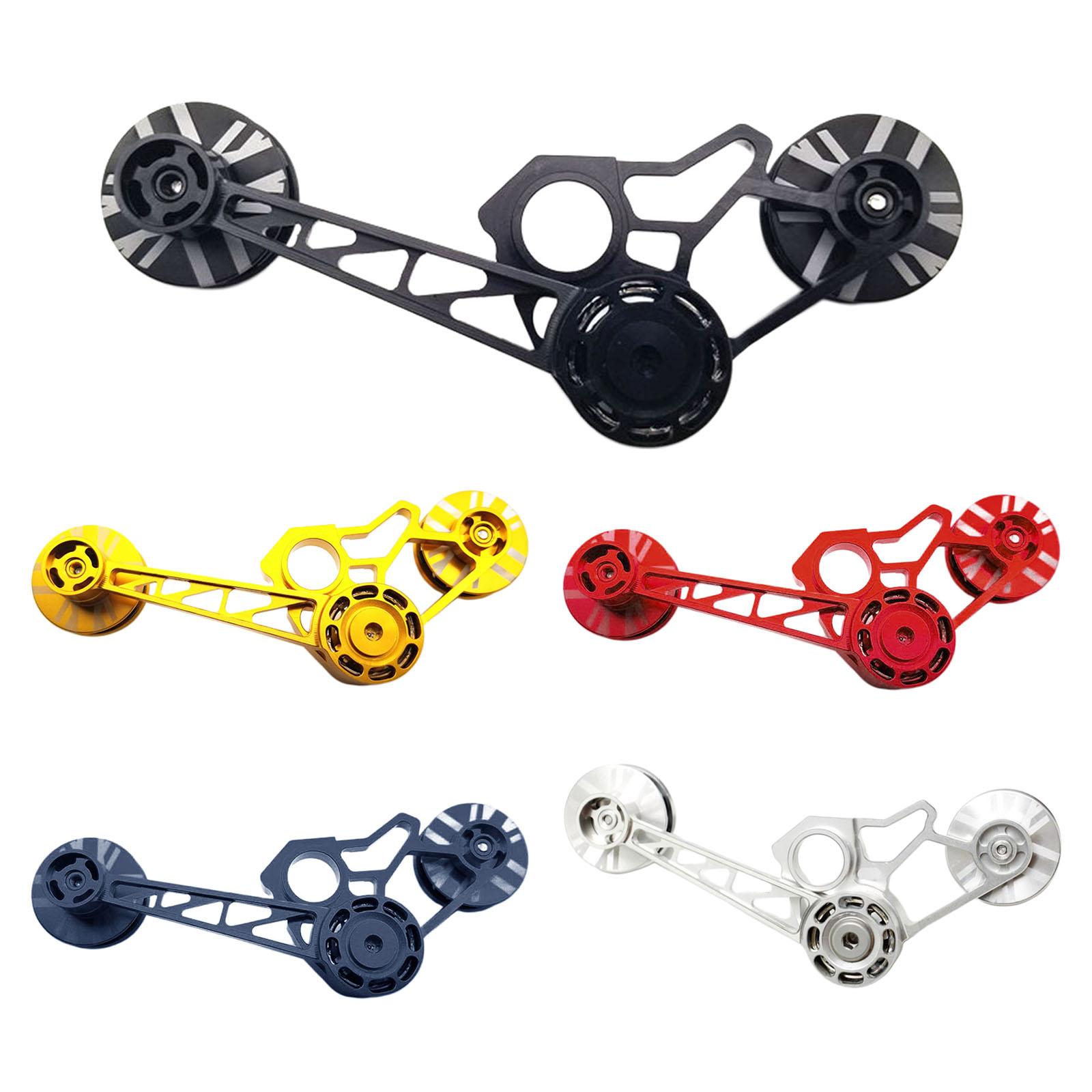 Bike Speed Adjuster, Bike Chain Tensioner Folding Bike Chain Stabilizer Rear Derailleur Chain Guide 1/2/3/6 Speed for Brompton