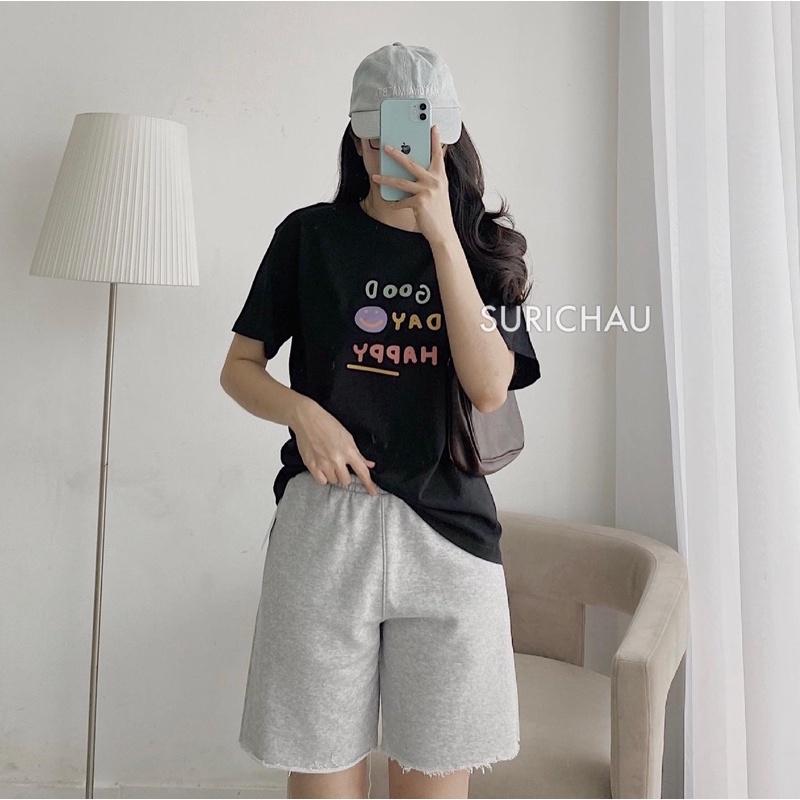 Quần thun nỉ ngố thể thao