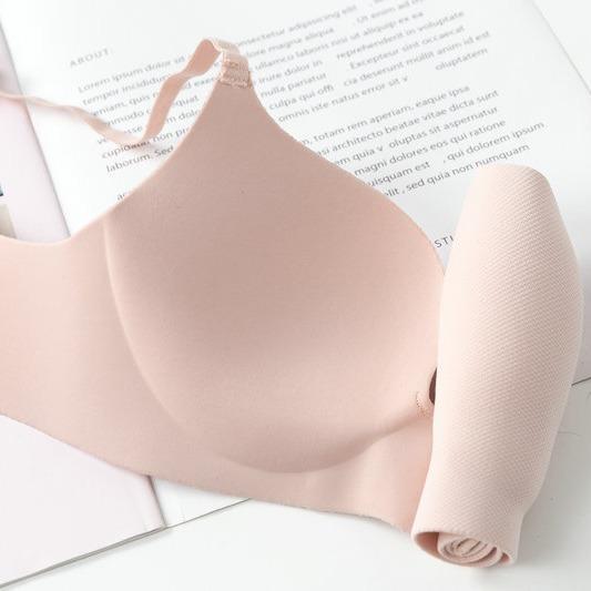 Áo Lót Nữ Đúc Su JUT-SYLE xuất Nhật Không Gọng Bản To Mềm Mại, Nâng ngực, thông hơi, thoáng khí- khositatvo Bra - Xanh nhạt