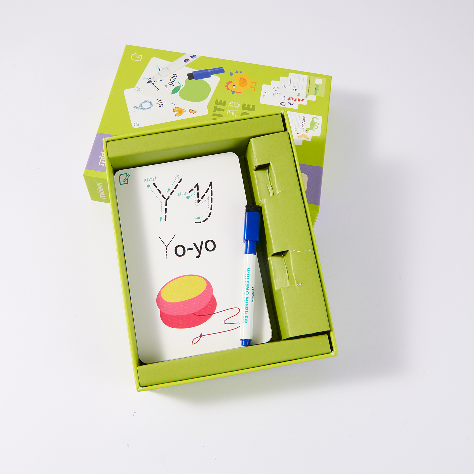 Thẻ Học Thông Minh Viết Và Xoá Được Nhiều Lần Mideer - Write And Wipe Activity Card