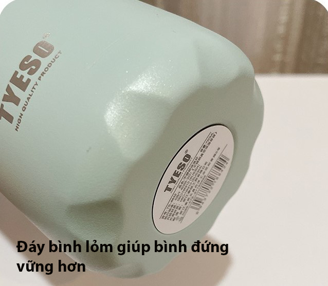 Bình giữ nhiệt inox 304 Tyeso có quai xách dung tích 1000ML