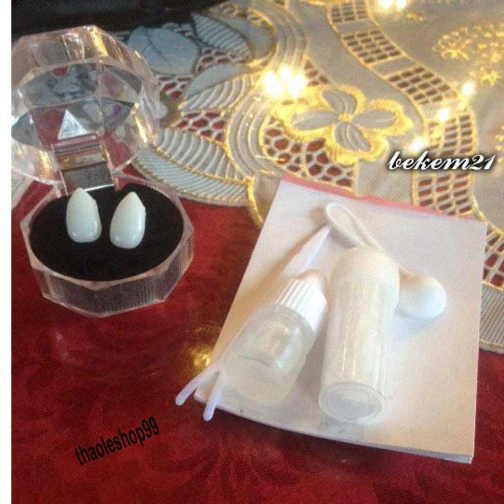 RĂNG NANH GIẢ- RĂNG KHỂNH GIẢ SỨ KÈM KEO GẮN