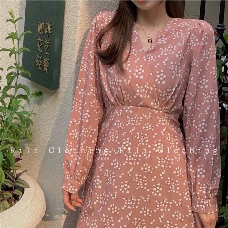 Đầm maxi hoa nhí