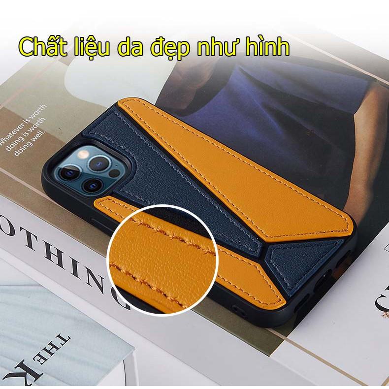 Ốp lưng da dành cho iPhone 12 pro max / iphone 12 tặng kèm ví mini