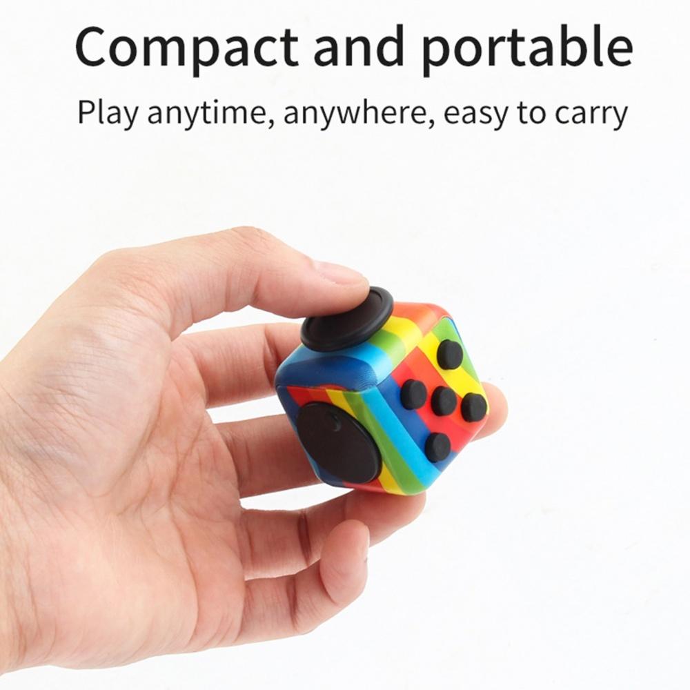 Đồ Chơi Fidget Cube 6 Mặt Giúp Giảm Căng Thẳng Học Tập Hiệu Quả