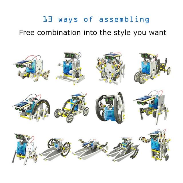 Đồ chơi trẻ em- Đồ Chơi STEM - Lắp Ráp Robot Đa Năng Chạy Bằng Năng Lượng Mặt Trời