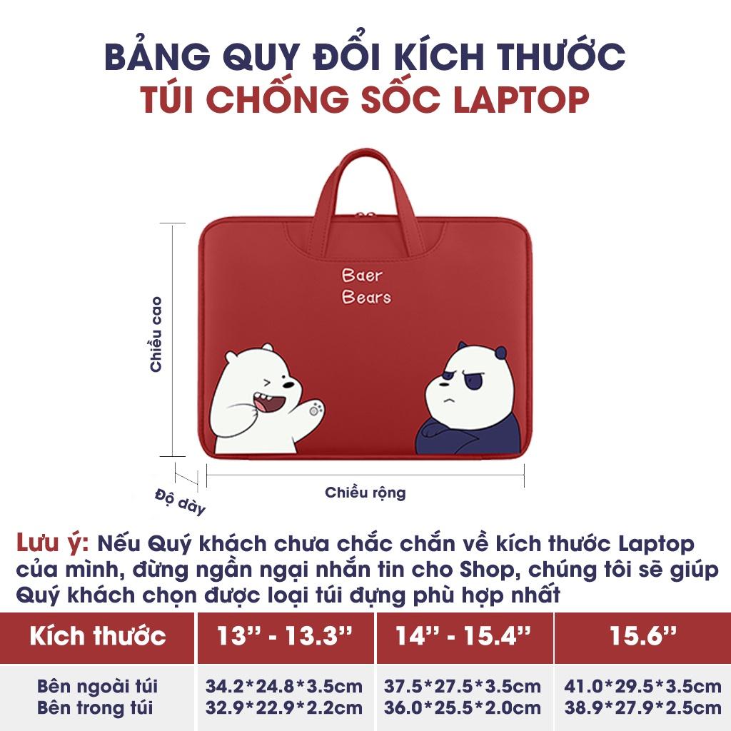 Túi chống sốc Laptop, Macbuk da PU cao cấp chống nước 13.3 inch, 14 inch, 15.6 inch - Túi xách đựng Laptop có quai cầm