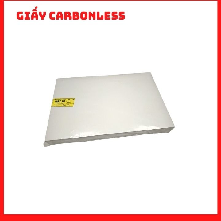 Giấy in hóa đơn GTGT (VAT) khổ A4- F4 - Giấy Carbonless Oji loại tốt nhập Thái Lan 500 tờ/tập-Có bán khổ lớn