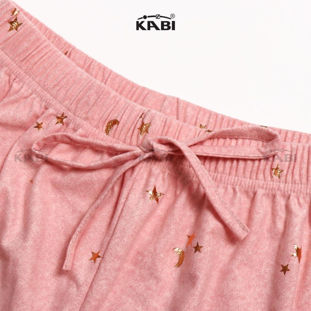 Quần đùi nữ KABI quần short ngắn thun cotton mặc nhà mặc ngủ hoa văn không túi thoáng mát dễ thương