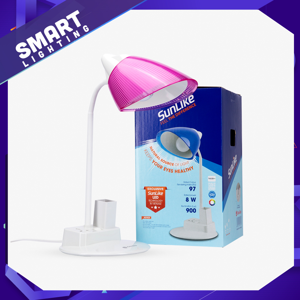 Đèn bàn LED chống cận 8W Rạng Đông RD-RL-40 (OC-USB) - Màu xanh