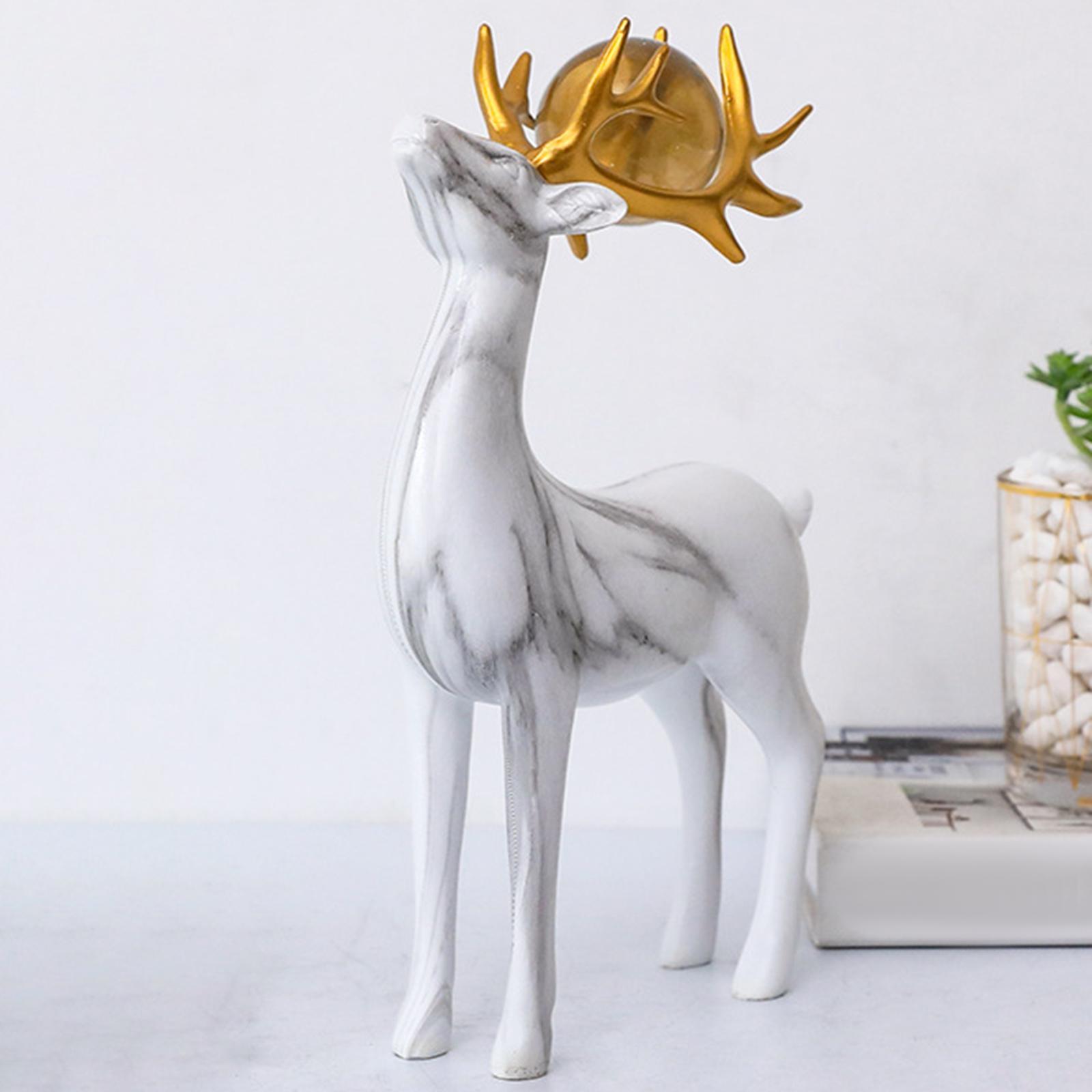 Statue Resin Figurine Sculpture for Bookcase Tabletop Decoration Gift