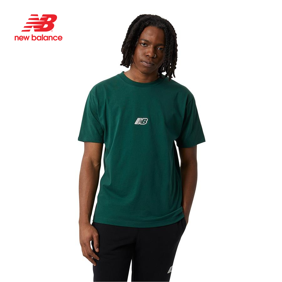 Áo thun thời trang nam New Balance LIFESTYLE T-SHIRT M NIGHTWATCH GREEN - MT23514NWG (form quốc tế)