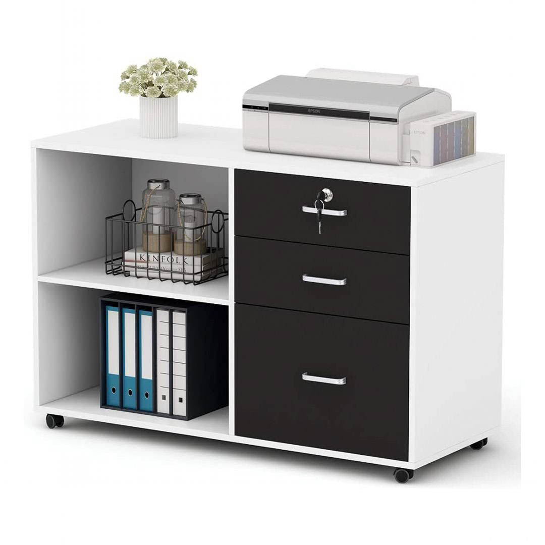 Tủ đựng hồ sơ bằng gỗ kết cấu chắc chắn SMLIFE Ponygon