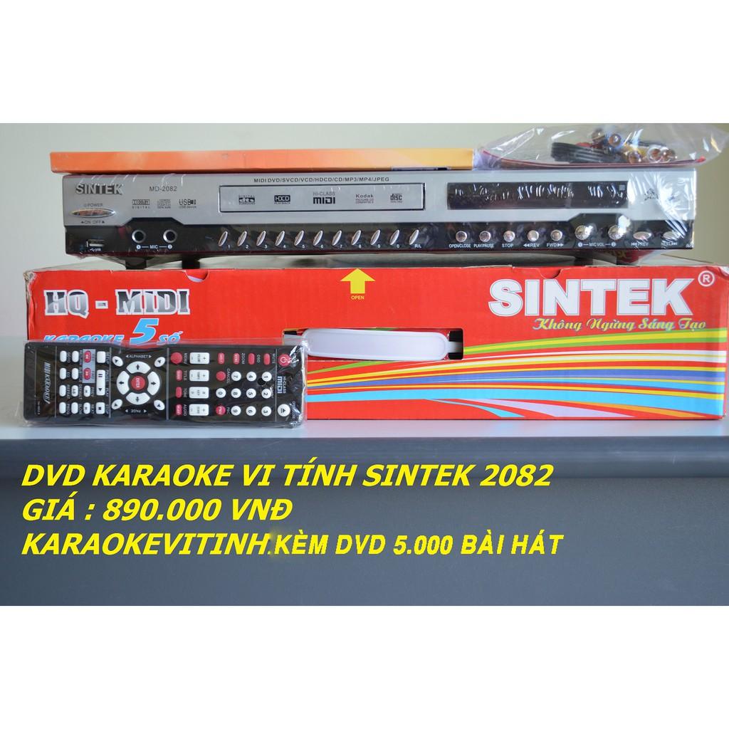 Đầu đĩa Karaoke Sintek kèm DVD 5000 bài hát