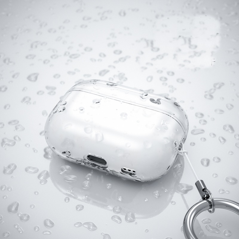 Case Ốp Cho Airpods PRO 2 TPU Kai Trong Suốt Kèm Móc Treo_ Hàng chính hãng