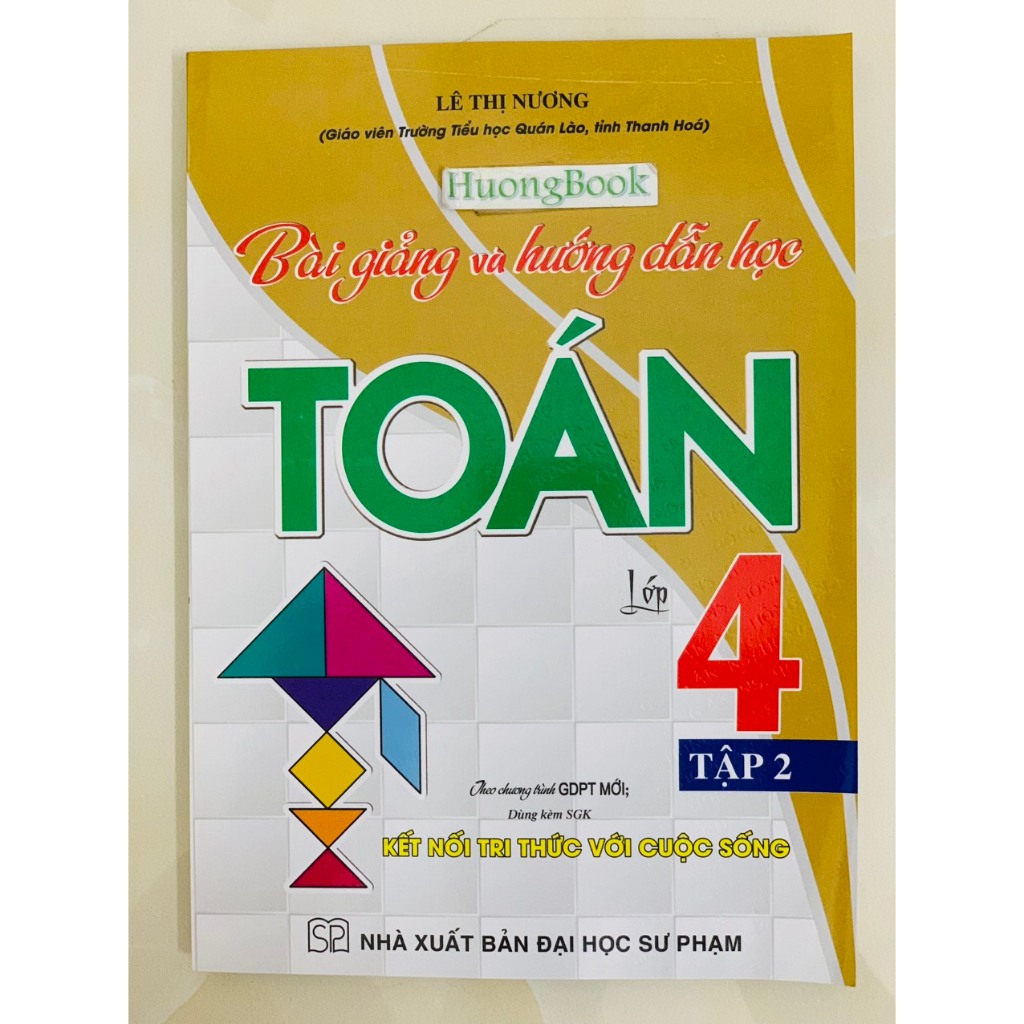 Sách - Combo Bài Giảng Và Hướng Dẫn Học Toán Lớp 4 - Tập 1 + 2 - HA -