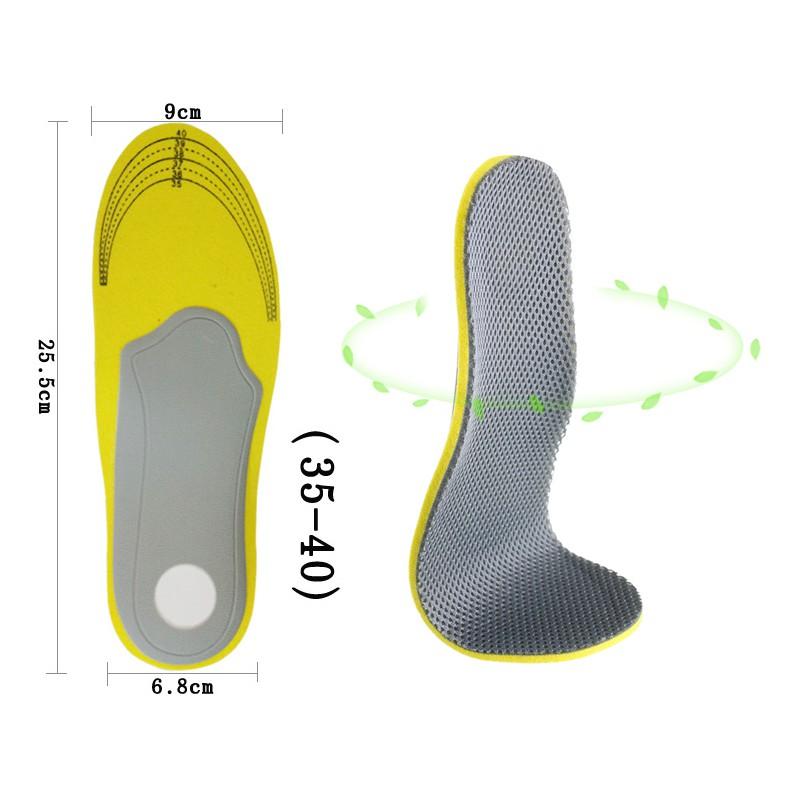 MIẾNG LÓT GIÀY THỂ THAO THOÁNG KHÍ SIZE NỮ