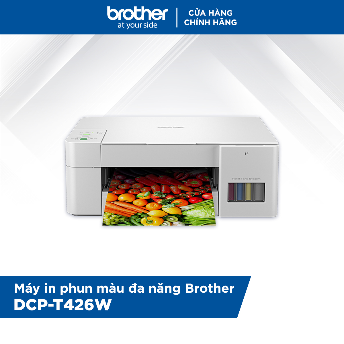 Hàng Chính Hãng Máy In Phun Màu Đa Năng Brother Dcp - T426W