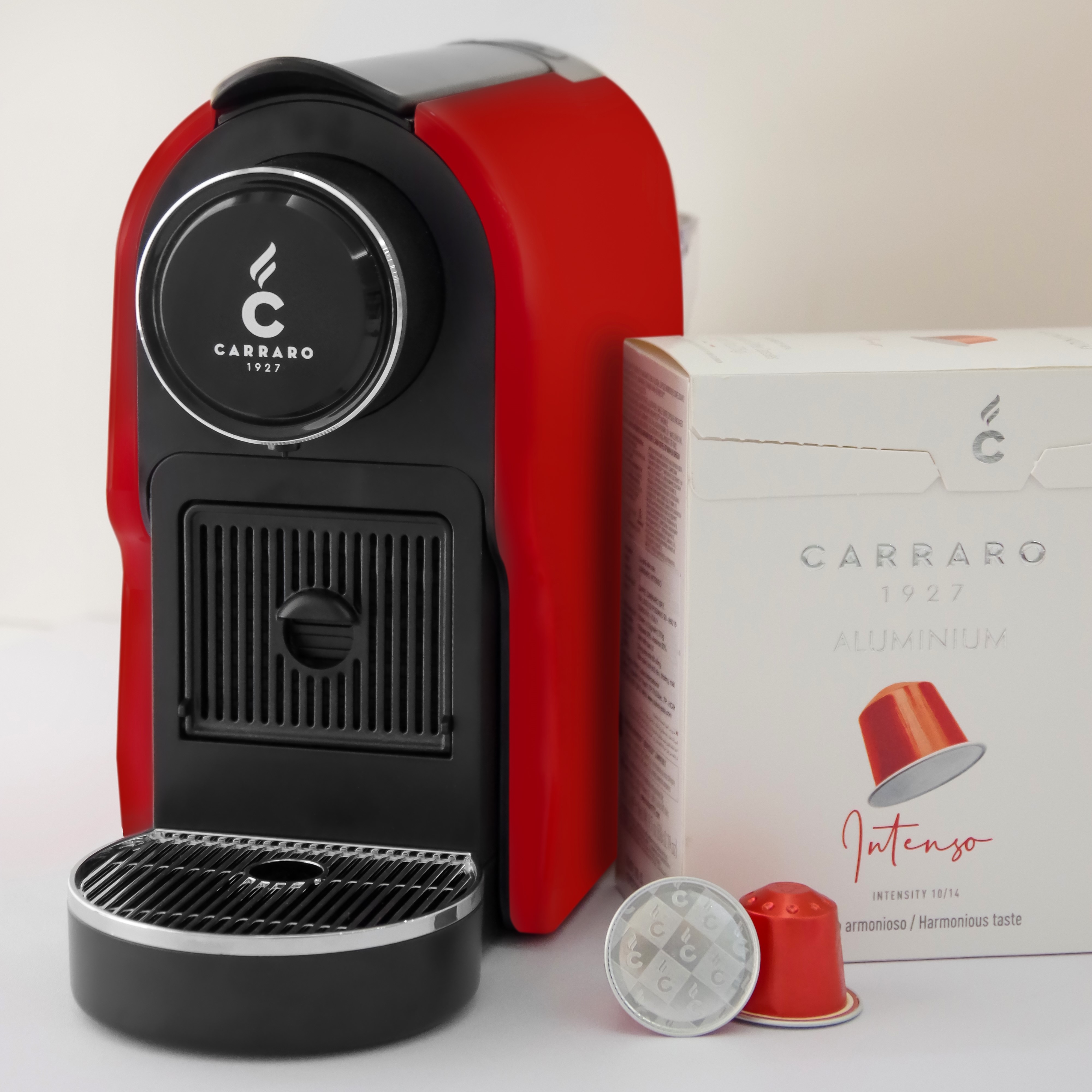 Máy Pha Cà Phê Viên Nén CARRARO C+ Tương Thích Nespresso - Hàng Chính Hãng