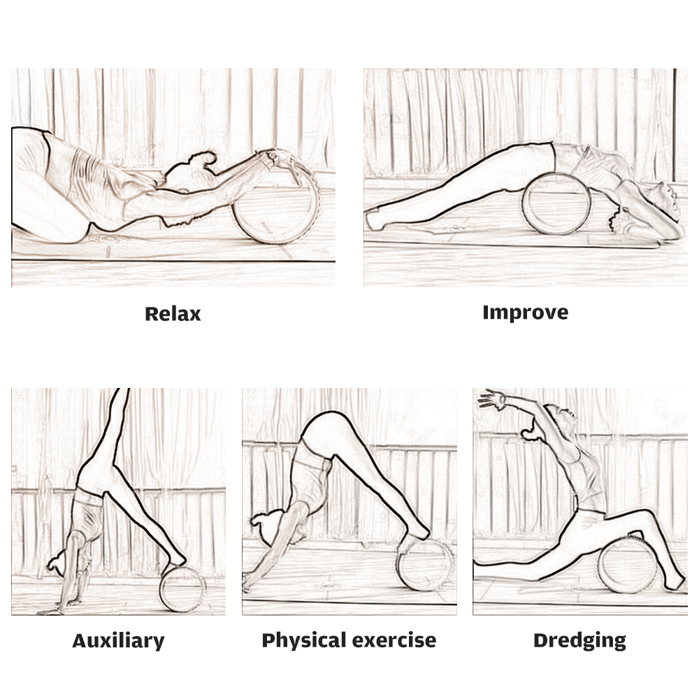 Con lăn tập Yoga với quả cầu gai xoa bóp giảm đau chất liệu bọt EVA cao cấp