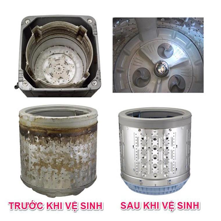 Bột Tẩy Lồng Máy Giặt Vệ Sinh Máy Giặt Hàn Quốc Gói 450g Tẩy Rửa Cực Mạnh