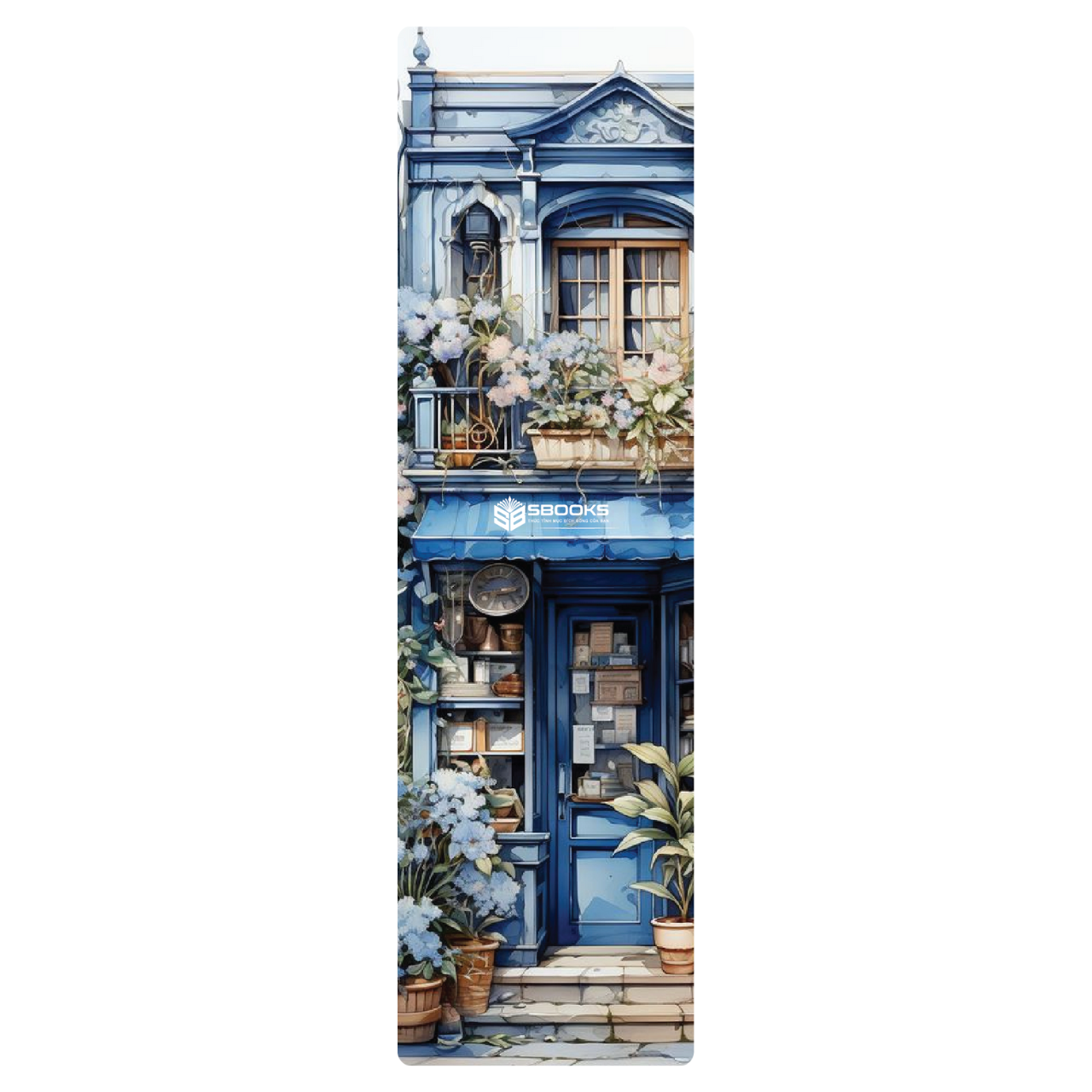 5 Cái Bookmark Kẹp Sách, Dấu Trang Hoạ Tiết Phong Cảnh Quán Cafe 4 Mùa - SBOOKS