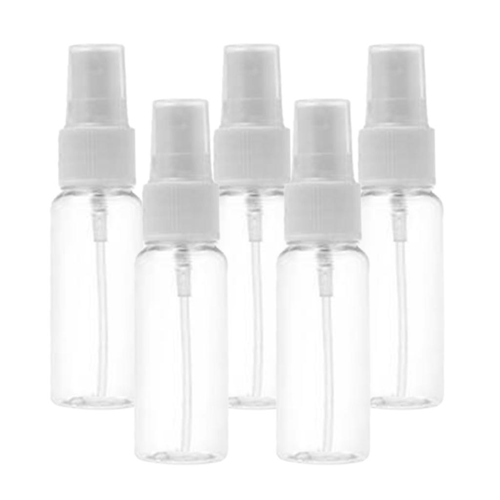 10PCS 30ml 50ml Mini Transparent Plastic Makeup Cosmetic Atomizer Bottles Pump