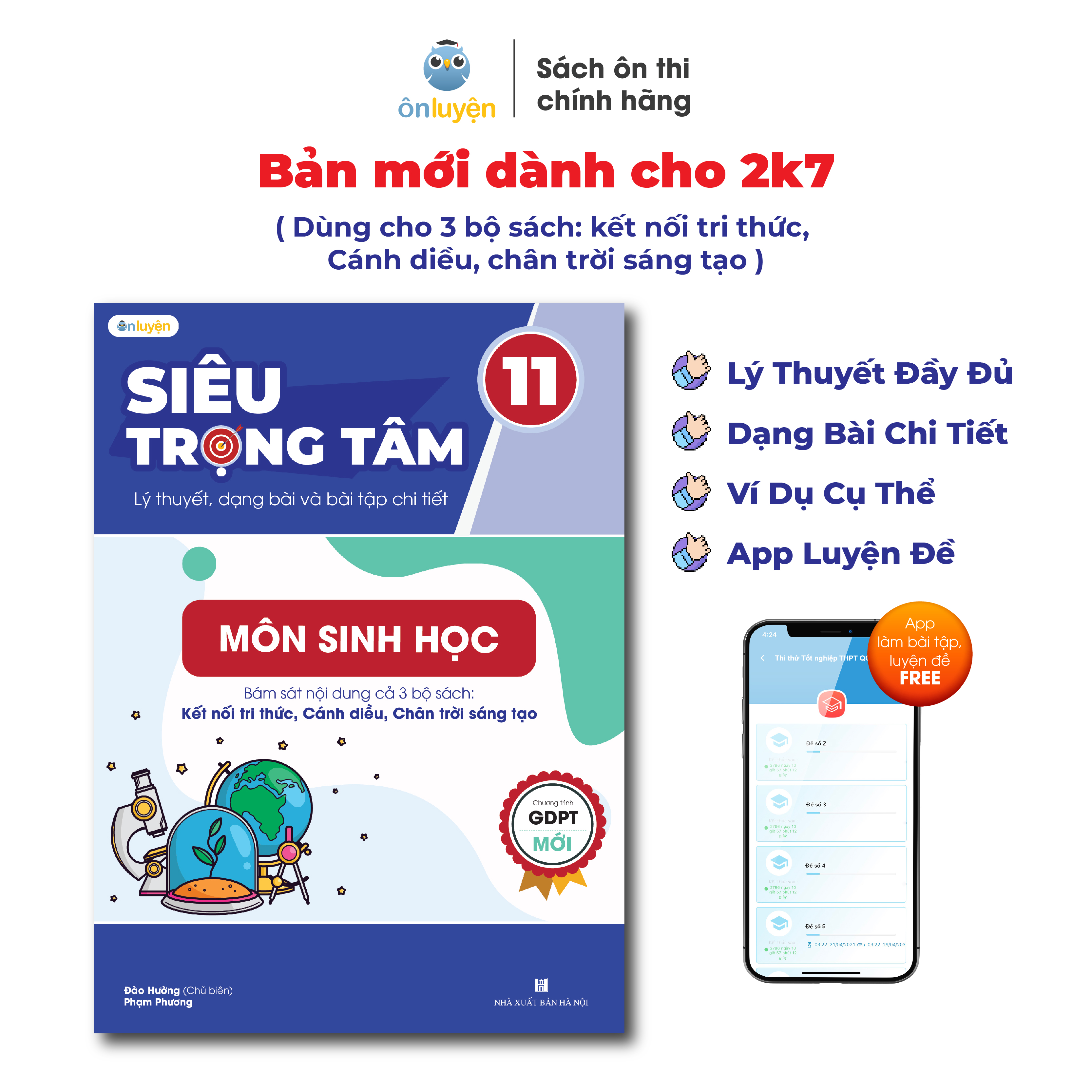 Sách Lớp 11 - Siêu Trọng Tâm 9 Môn Toán, Lí, Hóa, Sinh, Văn, Anh, Sử, Địa, Gd Kte Pl Chương Trình Mới Dành Cho 2K7 - Sinh Học