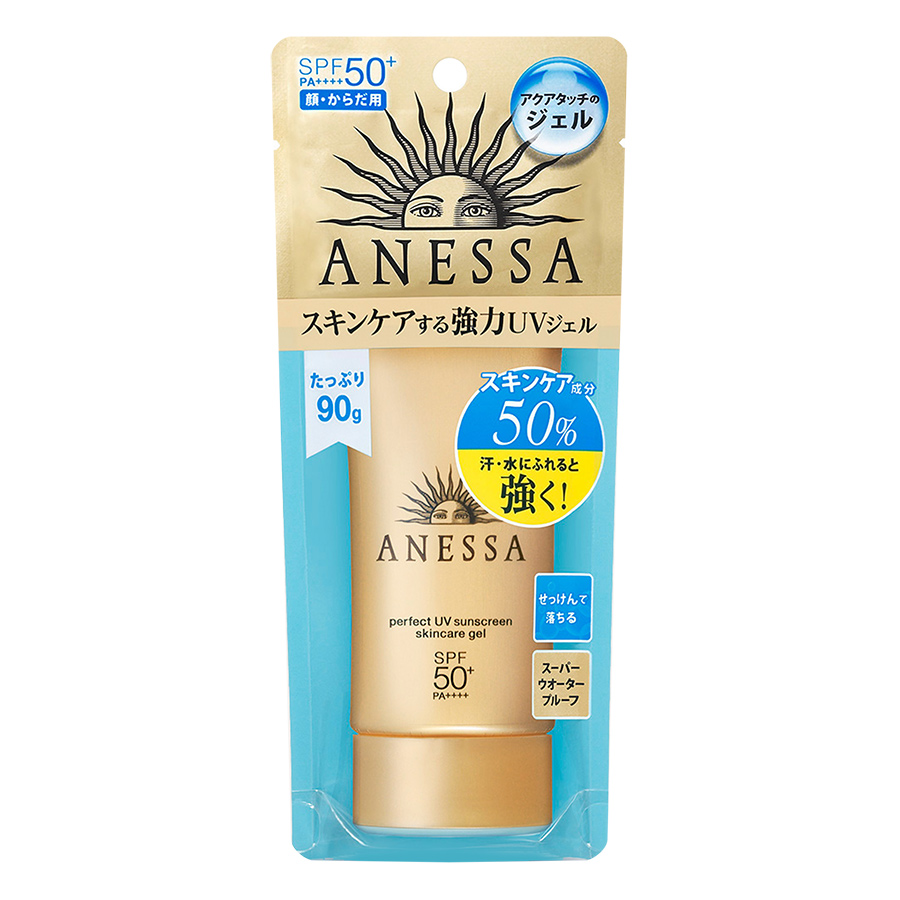 Kem Chống Nắng Anessa Perfect UV Sunscreen Skincare Gel Spf 50+ Pa++++ (90g)