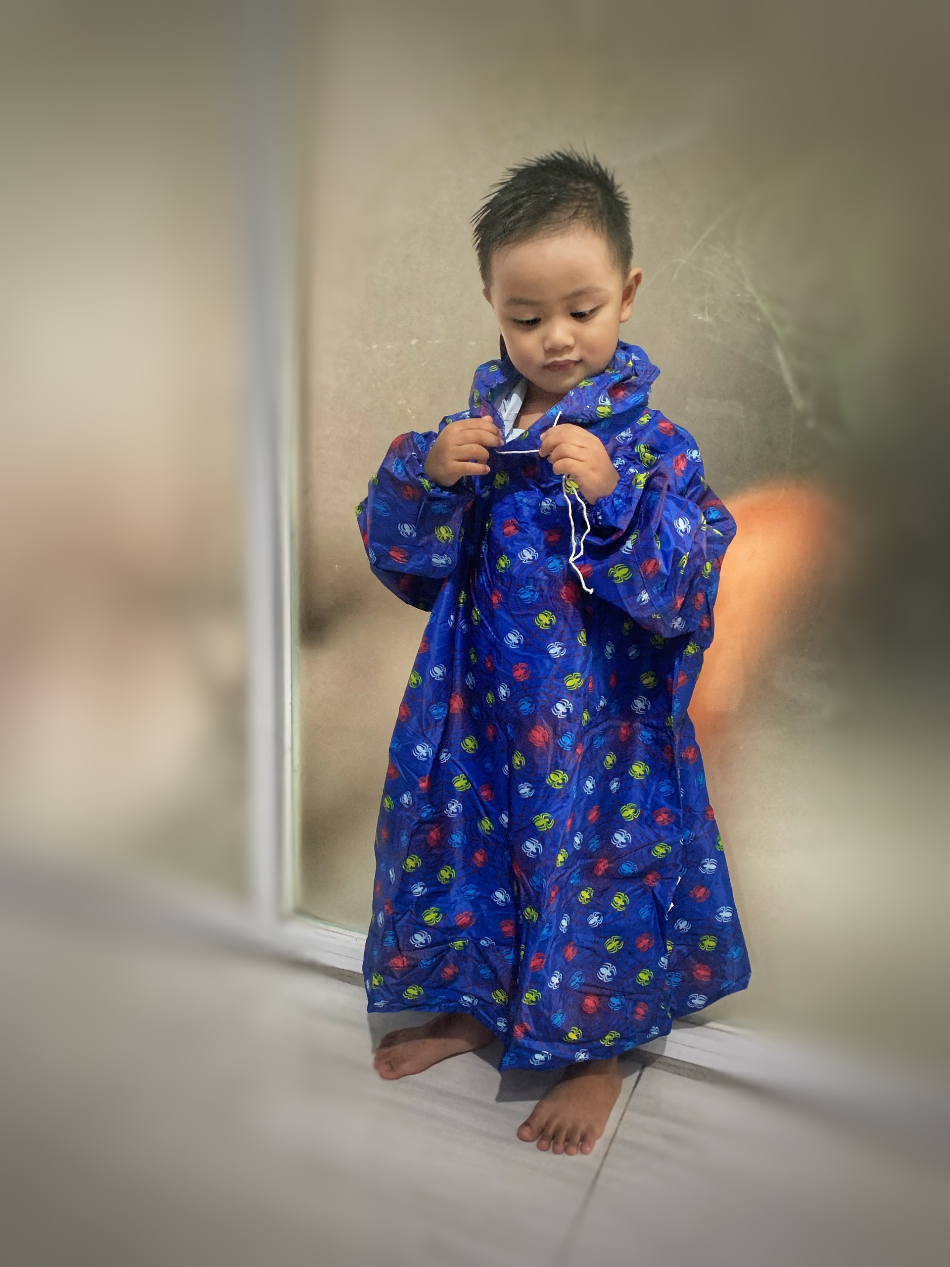 Áo đi mưa cho trẻ em, loại cánh dơi có ống tay