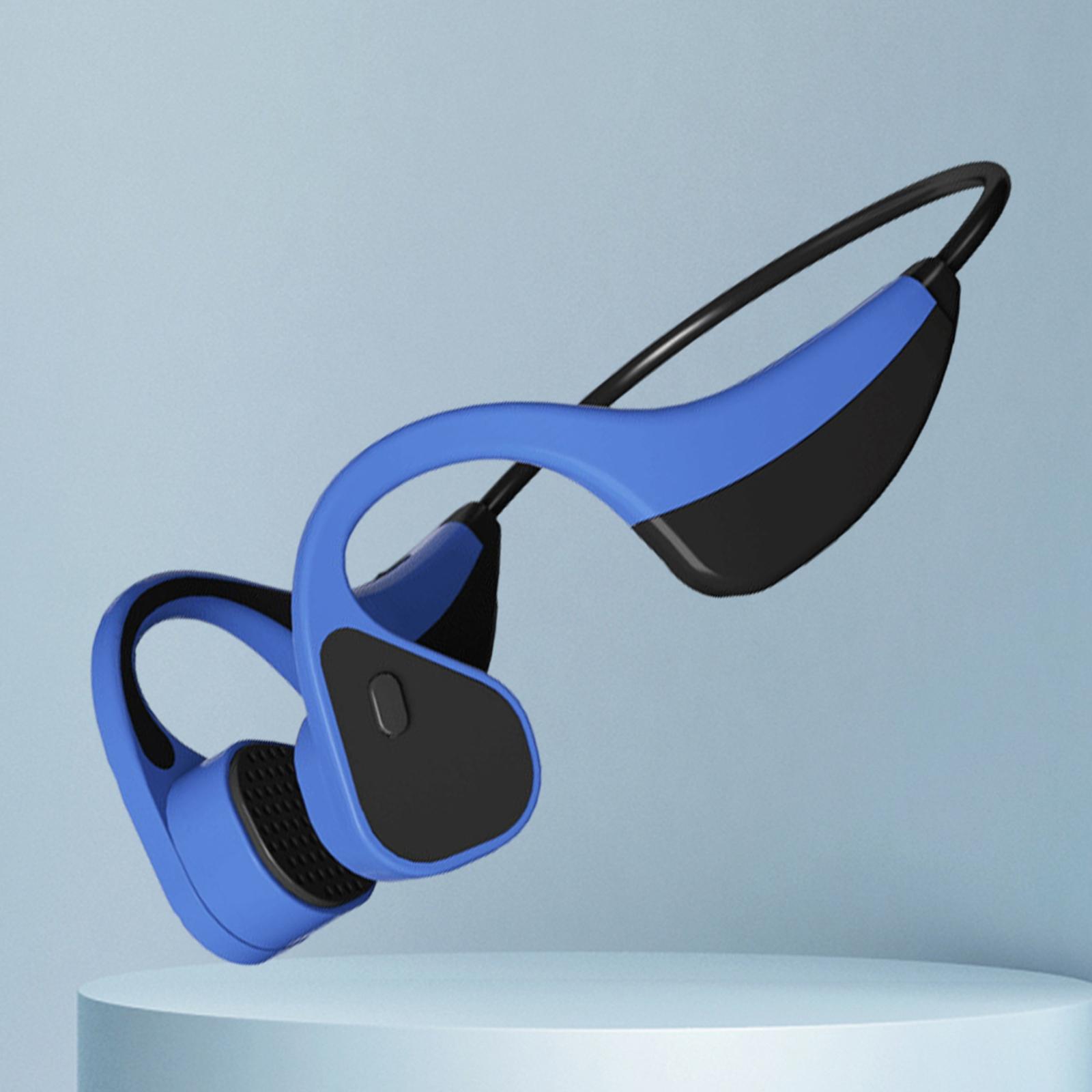 Bone Conduction Swimming Headphones Bluetooth 5.0 IP67 Waterproof Wireless Open Ear Headset for Swimming Running Cycling Driving Gym