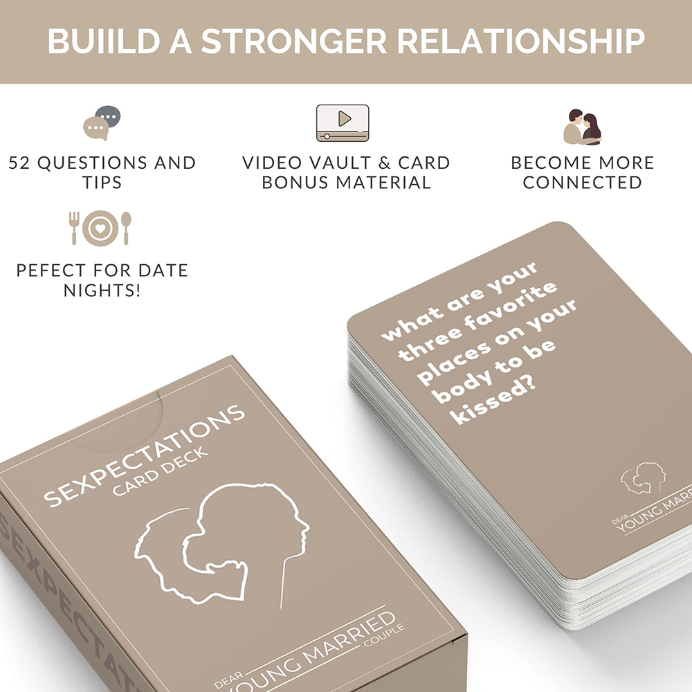 [Che tên] Bộ Board Game Thẻ Bài Sexpectations Card Deck Dành Cho Cặp Đôi