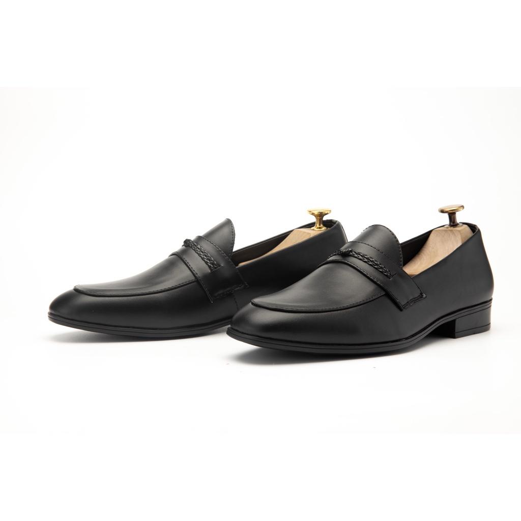 Giày Lười Nam Công Sở Đẹp Giá Rẻ Size 38 Đến 43 Màu Đen - V1