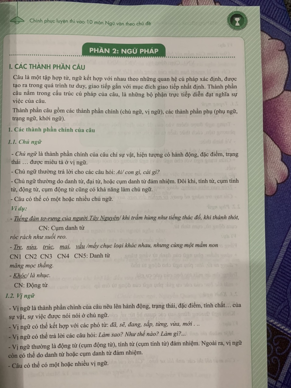 Sách Chinh phục luyện thi vào 10 môn Ngữ Văn theo chủ đề