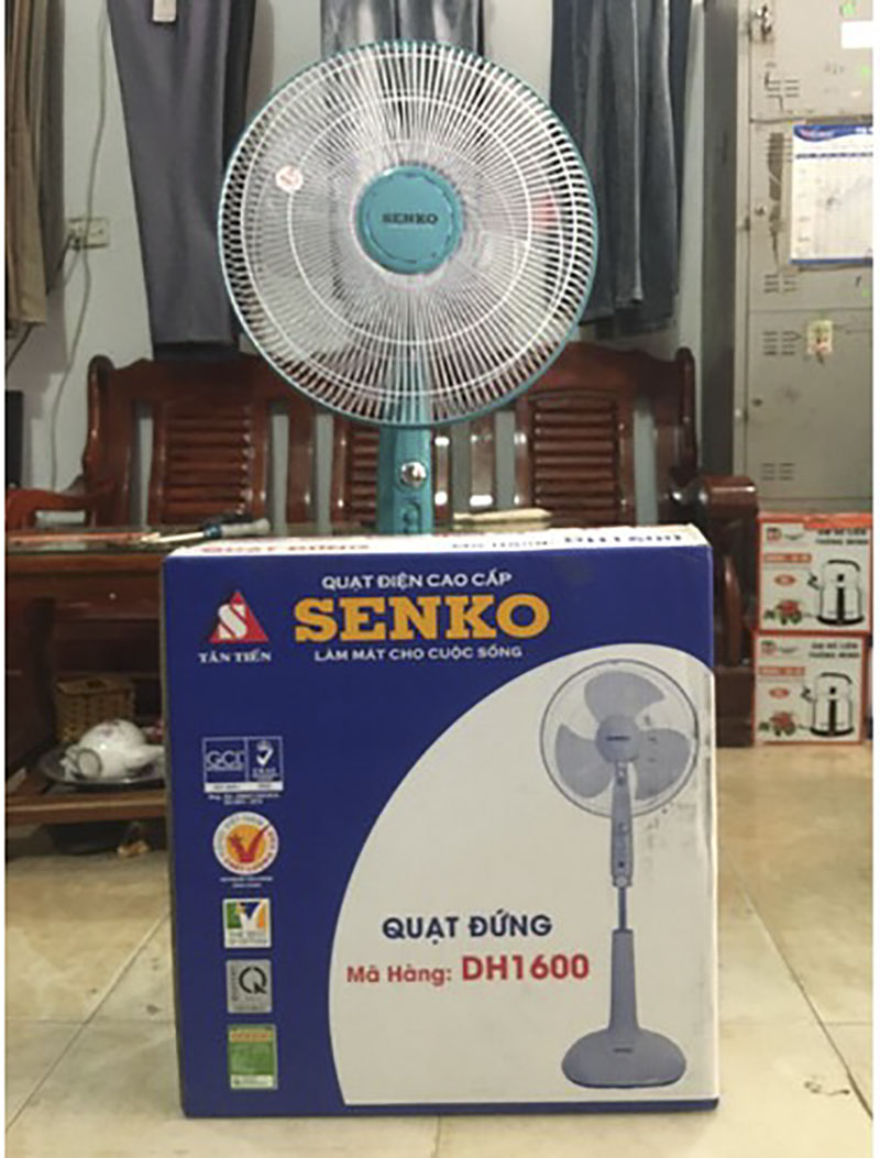 Quạt Đứng Có Hẹn Giờ Senko DH873 - Xám - Hàng Chính Hãng