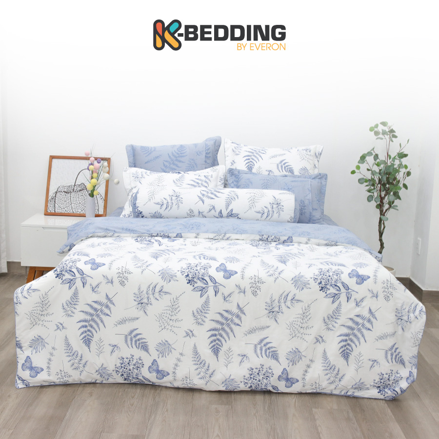 Bộ Ga Giường K - Bedding Kcp Chất Liệu Cotton Không Bao Gồm Chăn - Kcp306 - 1M2X2M