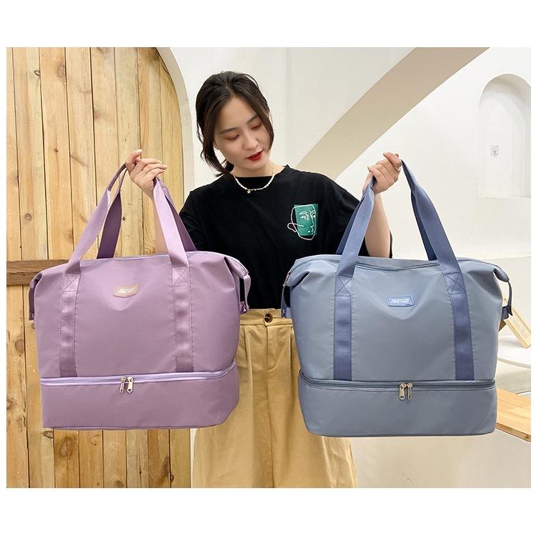 Túi du lịch thể thao cỡ lớn đa năng nhiều ngăn đựng giày riêng túi trống gấp gọn chống nước cao cấp TDL-374