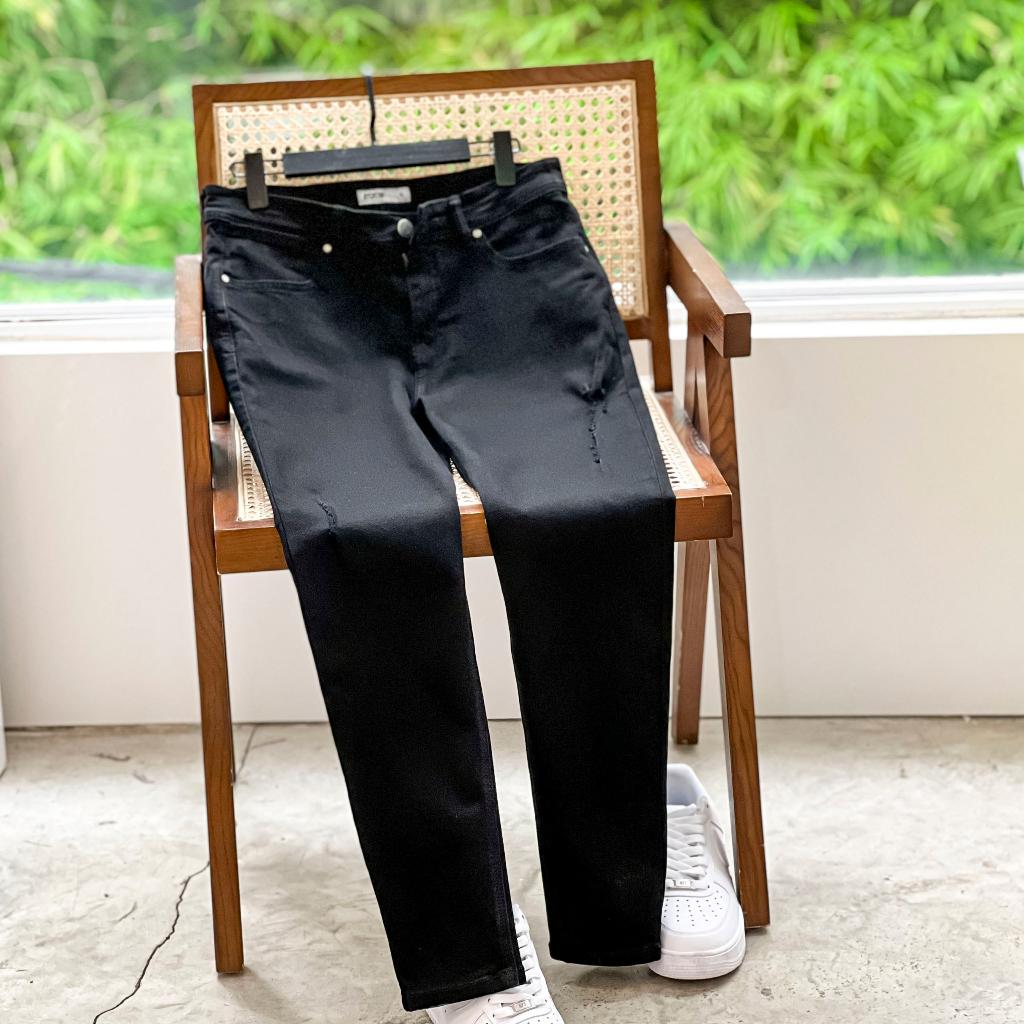 Quần Jean Dài Nam BY COTTON Black 1022