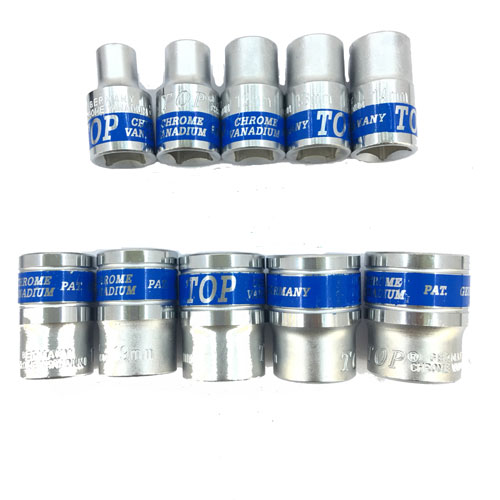 Đầu Khẩu 1/2" Vặn Bulông Êcu Loại Đẹp Từ 8-32mm