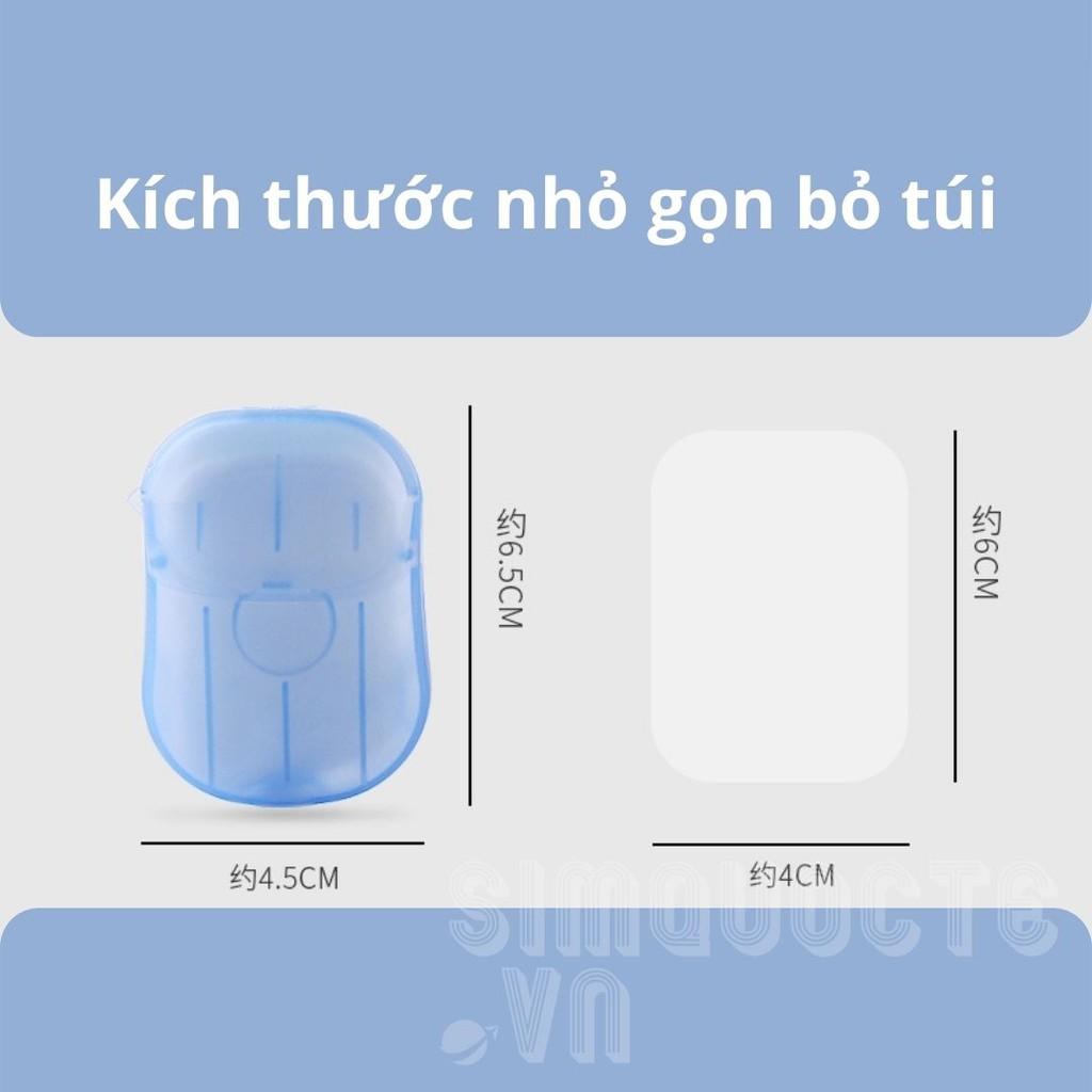 Xà phòng giấy miếng, xà phòng khô du lịch bỏ túi tiện lợi