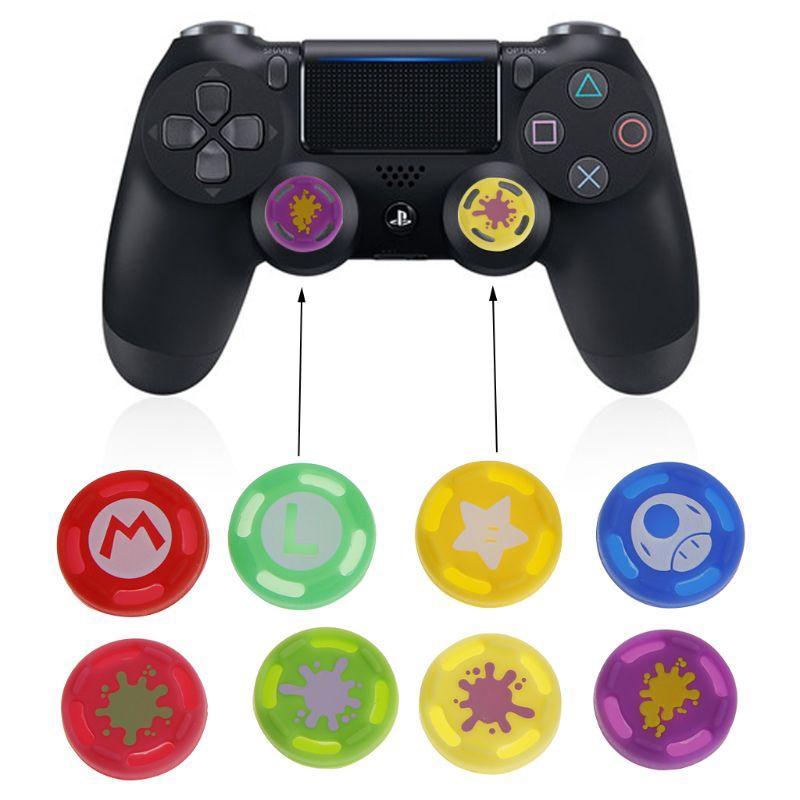 4 miếng silicon bọc cần điều khiển cho tay cầm chơi game Switch Pro PS4