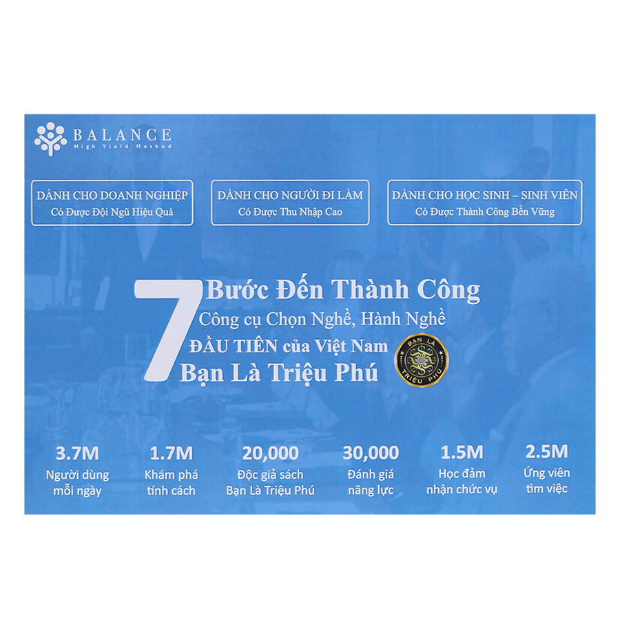 Bạn Là Triệu Phú - Công Cụ Chọn Nghề, Hành Nghề (Tặng Kèm Thẻ Khóa Học Online: Tướng Và Tâm Nhà Sáng Lập Khởi Nghiệp)