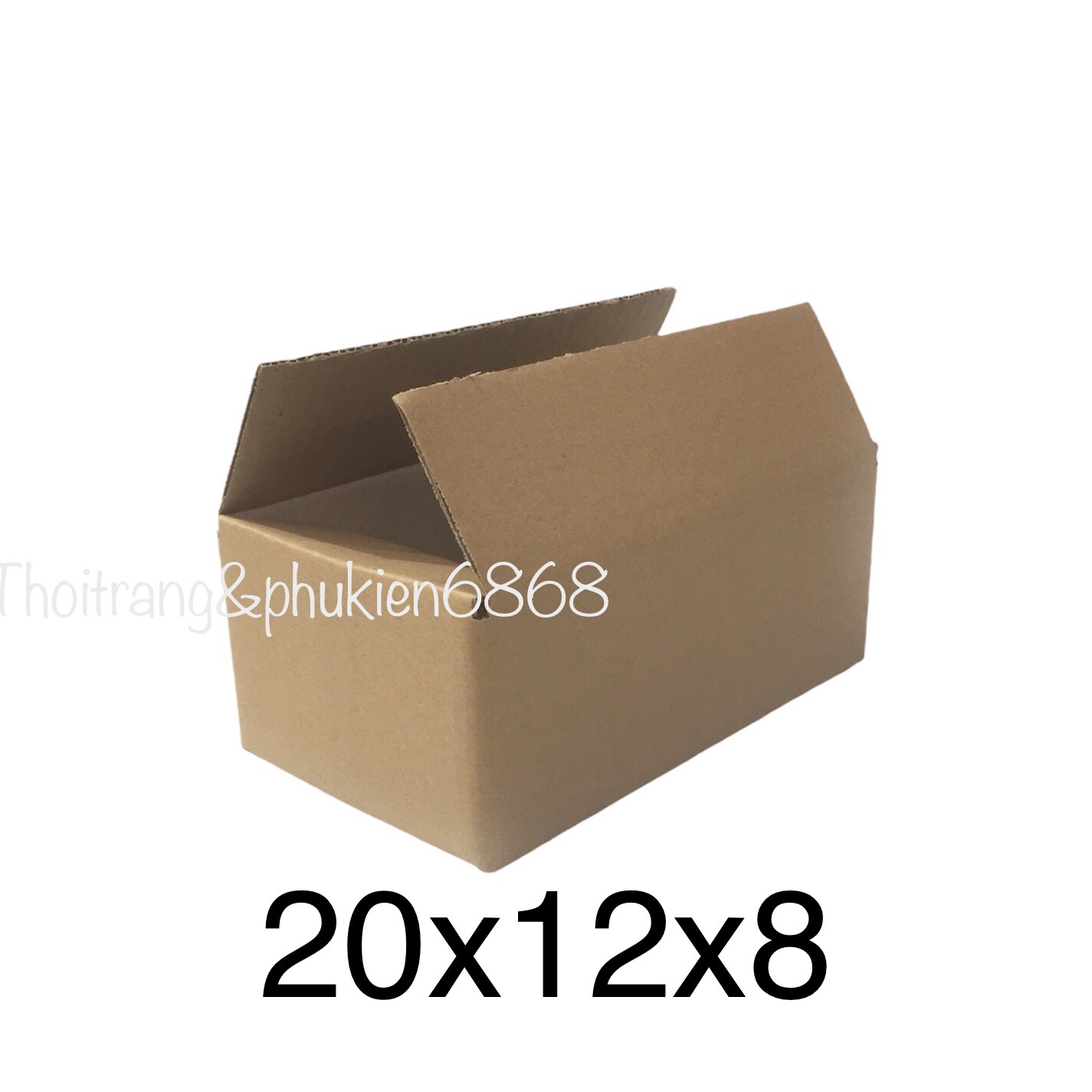 20x12x8 Combo10 hộp carton đóng hàng cỡ nhỏ size 20*12*8