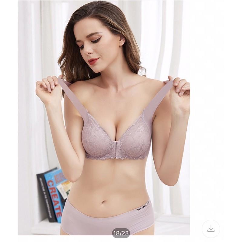 Áo Ngực Móc Trước Lụa Băng