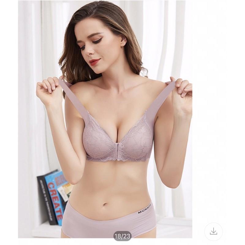  Áo Ngực Móc Trước Lụa Băng (M-5XL)