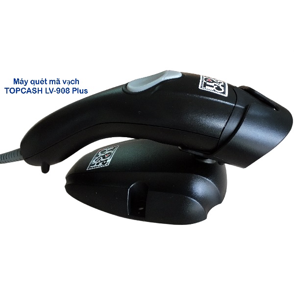 Máy quét mã vạch Topcash LV-908P dùng để đọc các loại mã vạch 1D nhập trưc tiếp từ Đài Loan - Hàng chính hãng