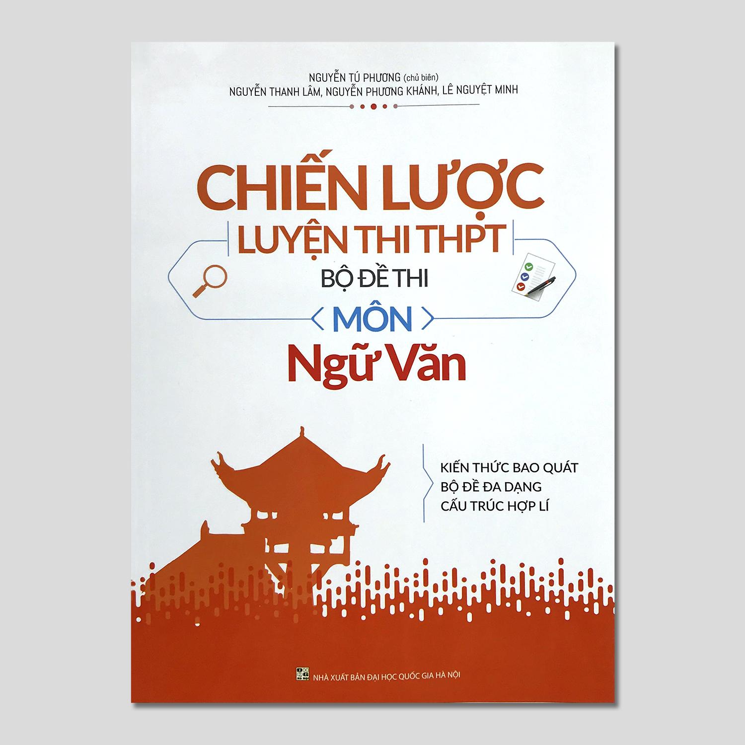 Combo 3 cuốn:Chiến lược luyện thi THPT - Bộ đề thi trắc nghiệm - Khối D (Môn Toán, Văn, Anh)