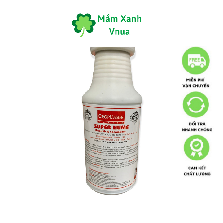 SUPER HUME-Crop Master Cải Tạo Đất, Phát Triển Bộ Rễ - Chai 250ml